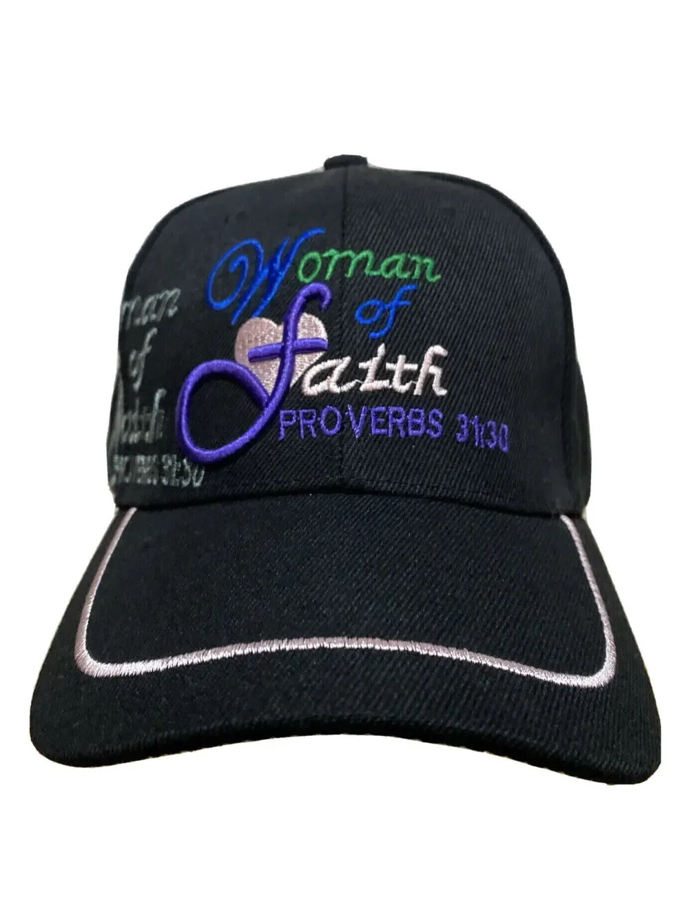 Women’s Woman Of Faith Proverbs 31:30 Religious Church Baseball Cap Hat